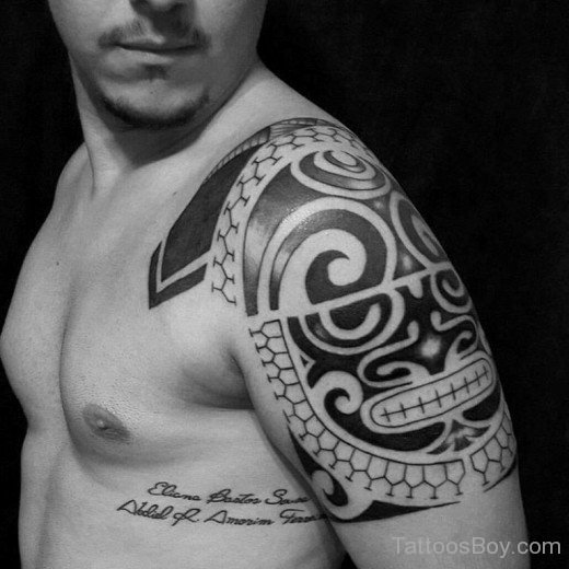 Stylish Maori Tribal Tattoo  Design-TB1180
