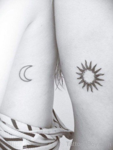 Sun And Moon Tattoo-TB1072