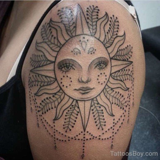 Sun Tattoo Design-TB1081