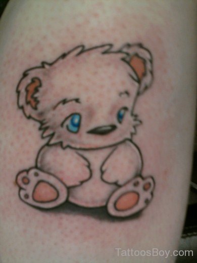 Teddy Bear Tattoo Design-TB1104