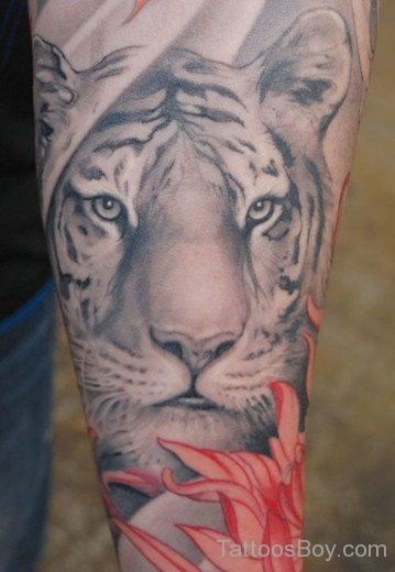Tiger Face Tattoo 7-TB1060