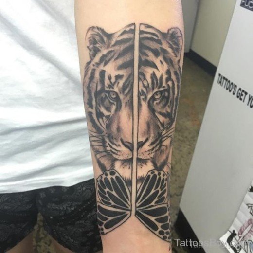 Tiger Face Tattoo 