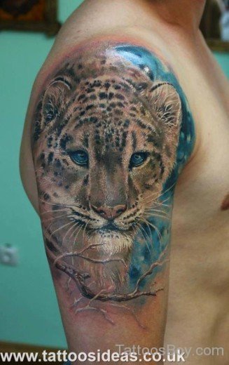 Tiger Tattoo Design On Shoulder 4-TB1073