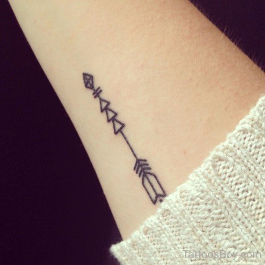 Tiny Arrow Tattoo 