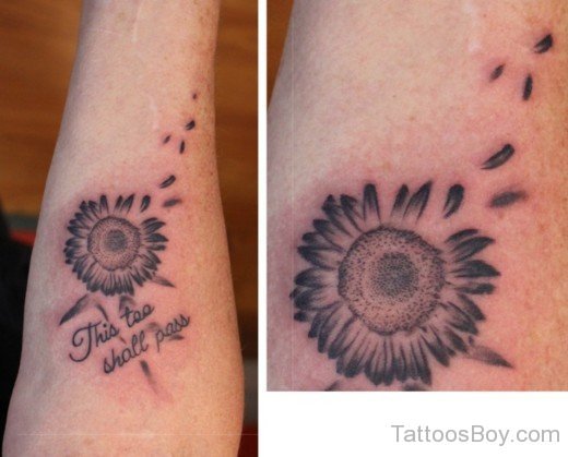 Tiny Sunflower Tattoo-TB1290