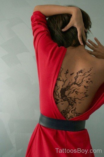 Tree Tattoo On Back