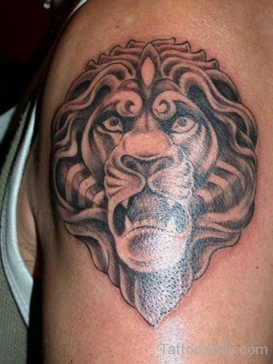 Tribal Lion Tattoo