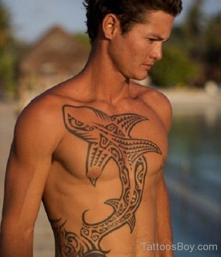 Tribal Shark Tattoo