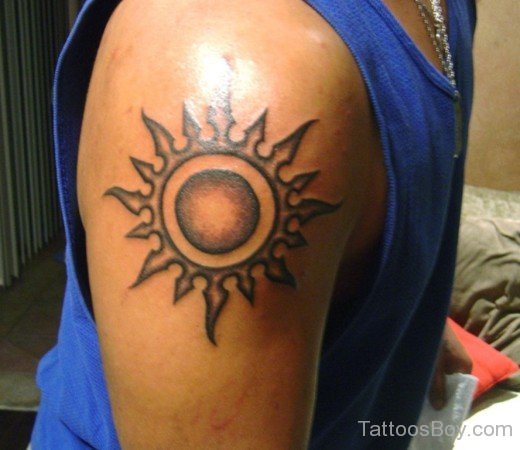 Tribal Sun Tattoo