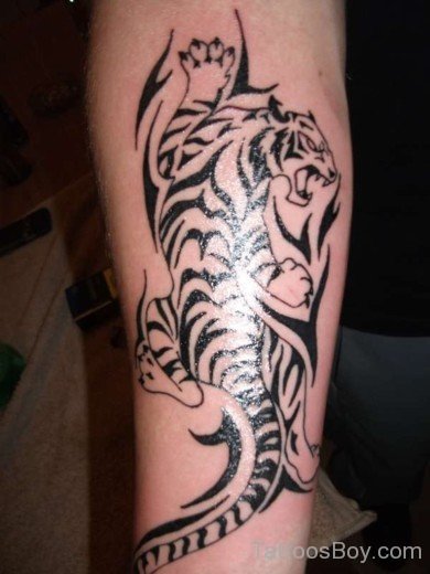 Tribal Tiger Tattoo Design-TB1094