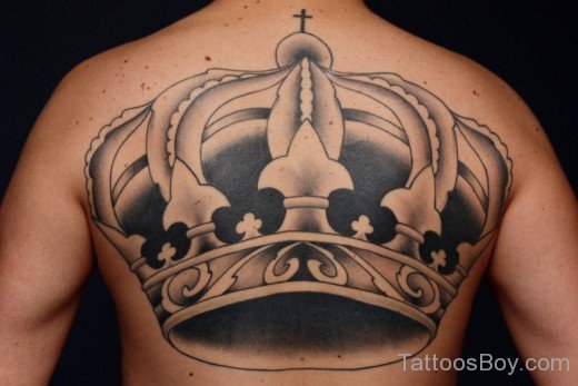 Unique Crown Tattoo-TB1149