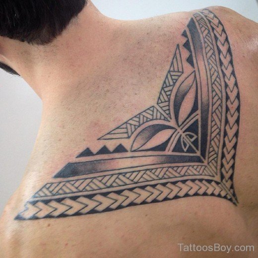 Unique Maori Tribal Tattoo On Back-TB1198