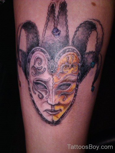 Venetian Mask Tattoo 36-TB1100