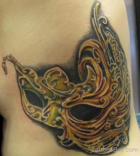 Venetian Mask Tattoo 7-TB1102