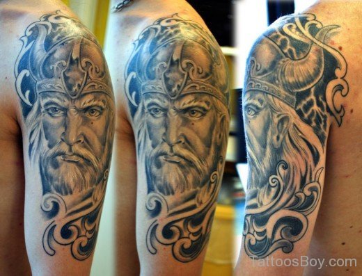 Warrior Head Tattoo-TB1192