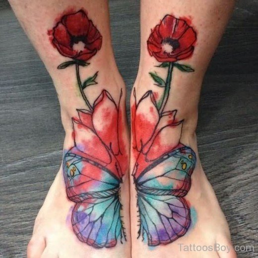 Poppy Flower Tattoo