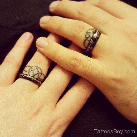 Wedding Ring Tattoo 25-TB162