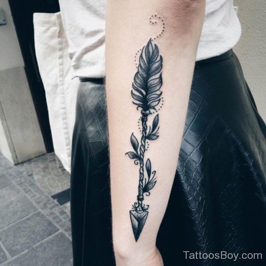 Wonderful Arrow Tattoo 