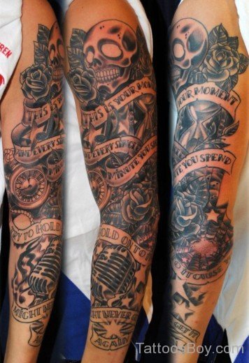 Wonderful Full Sleeve Tattoo-TB1100