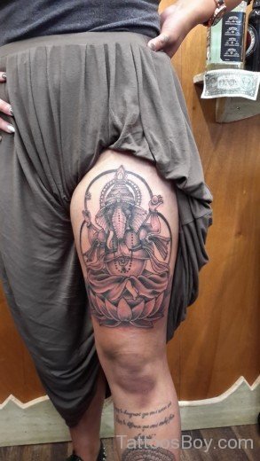 Wonderful Ganesha Tattoo Design-TB1146