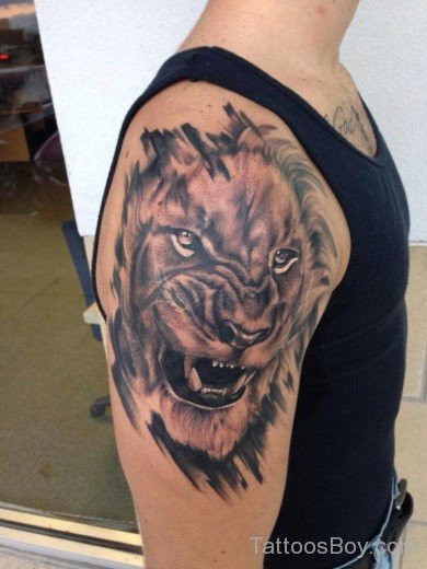 Wonderful Lion Face Tattoo-TB1118