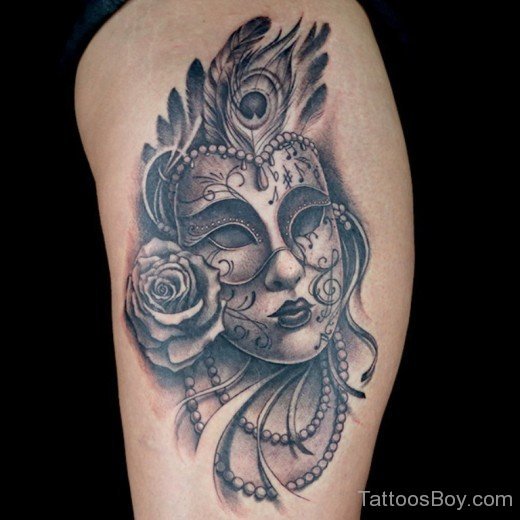 Wonderful Mask Tattoo