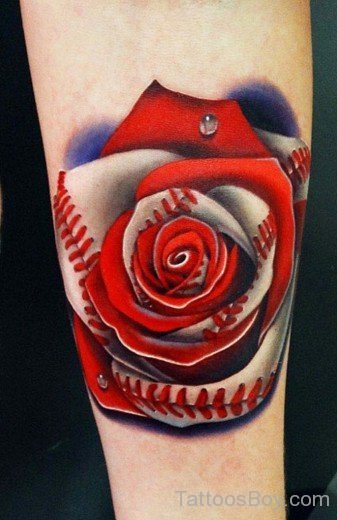 Wonderful Rose Tattoo Design-TB12148