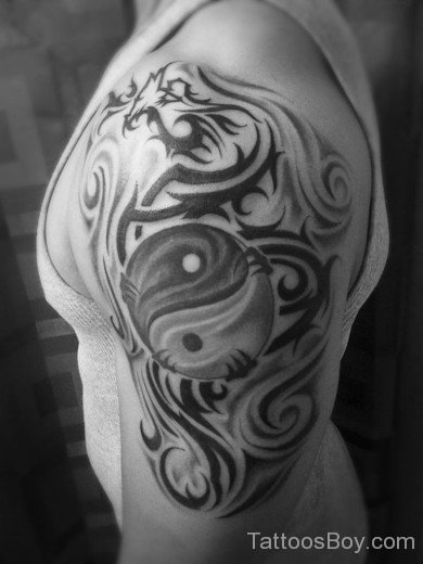 Wonderful  Yin Yang Tattoo-TB1265