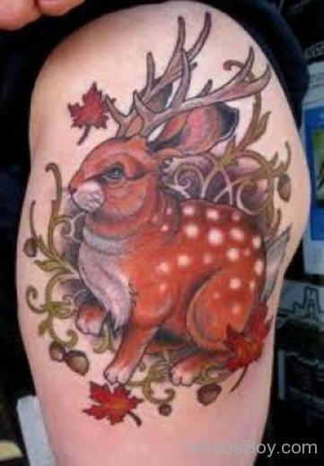 Wonderfyl Rabbit  Tattoo-TB197