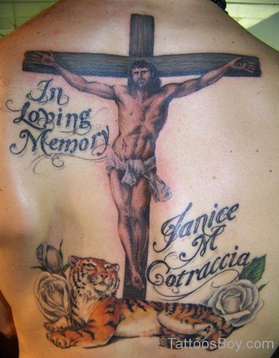 Wording And Jesus Tattoo-TB14171