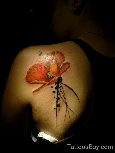 Yellow Poppy Tattoo