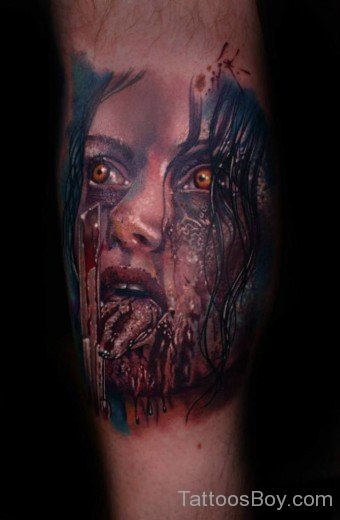 Zombie Girl Tattoo-TB1099