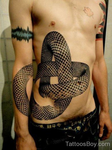 Amazing Stomach Tattoo-TB1004