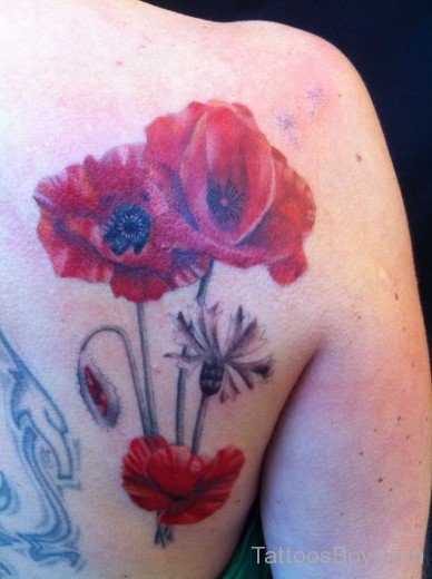 wonderful Poppy Tattoo-TB1099