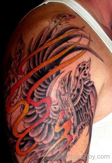 Amazing Phoenix Tattoo 