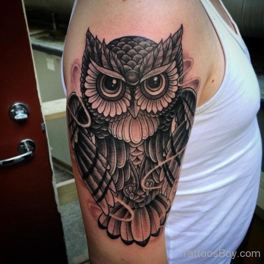 Attractive Owl Tattoo