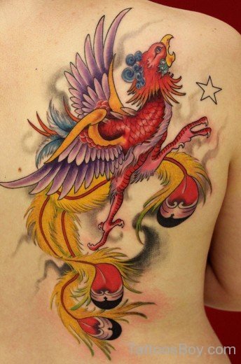 Attractive Phoenix Tattoo 