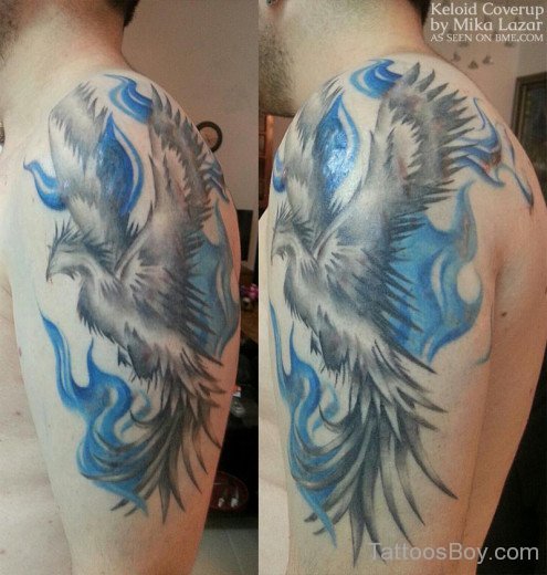 Awesome Phoenix Tattoo 152-TB1005