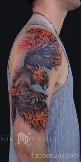Awesome Phoenix Tattoo-TB1008