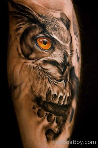 Beautiful Owl Tattoo