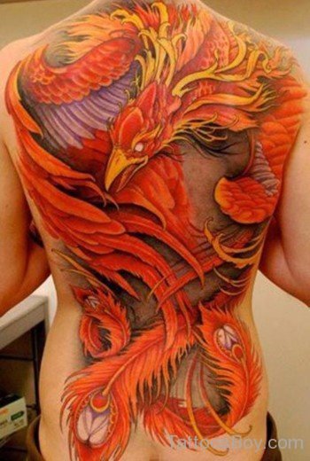 Beautiful Phoenix Tattoo-TB14012