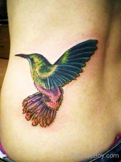 Bird Tattoo Design On Waist-TB14019