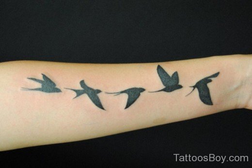 Bird Tattoo On Arm 