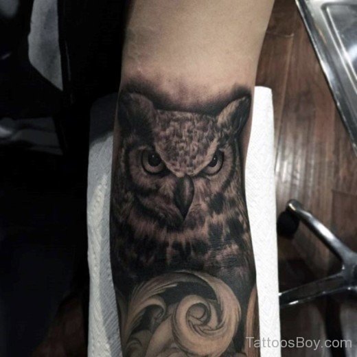 Black Owl Tattoo