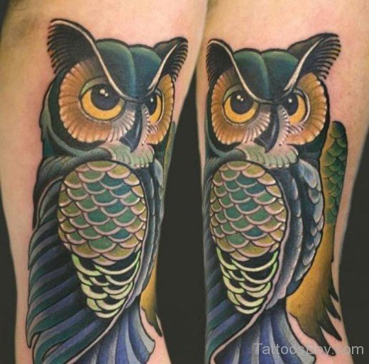 Owl Bird Tattoo