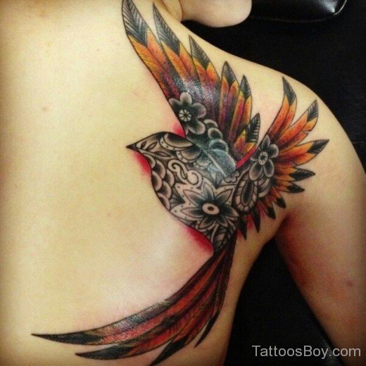 Elegant Back Tattoo