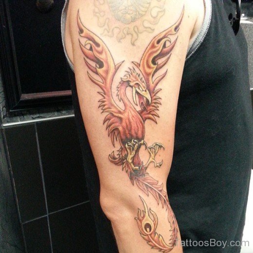 Elegant Phoenix Tattoo-TB1031