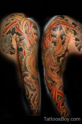 Fantastic Phoenix Tattoo-TB1036