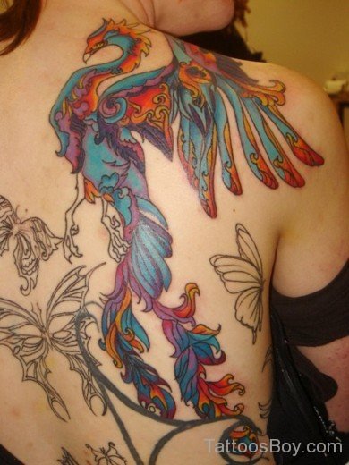 Fantastic Phoenix Tattoo-TB14029