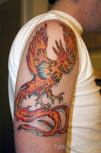 Flying Phoenix Tattoo-TB1042